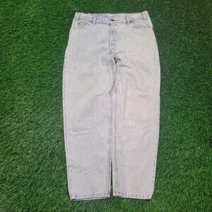 VTG 80s Orange Tab Levis 550 Acid Wash Jeans Mens 36x30 Baggy
